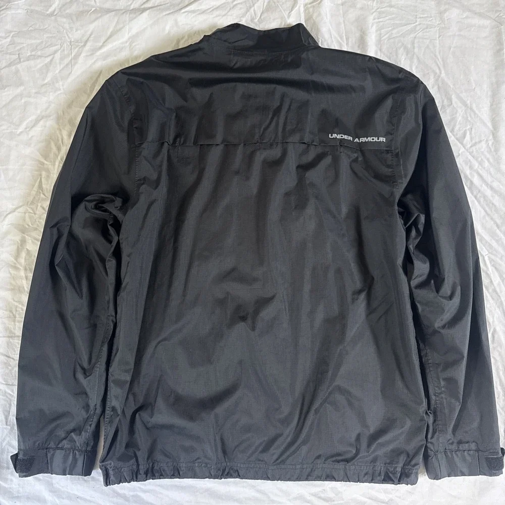Men's‎ Under Armor Jacket Storm 3 Waterproof Windbreaker Black Large